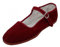 Shoes 18 Womens Cotton China Doll Mary Jane Shoes Ballerina Ballet Flats Shoes 118 Burgundy Micro UK 7