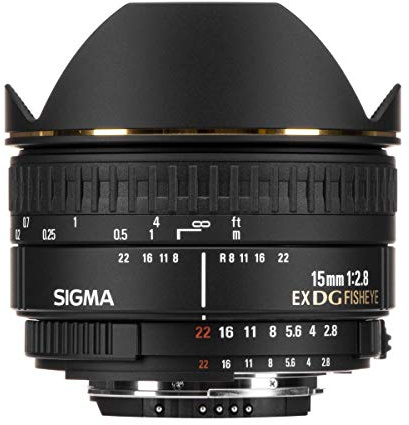 Sigma 15mm f/2.8 EX DG Diagonal Fisheye Lens for Nikon SLR Cameras