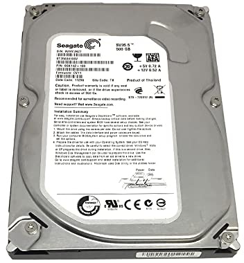 Seagate - SV35.5 Series ST3500410SV - Hard drive - 500 GB - internal - 3.5'' - SATA-300 - 7200 rpm - buffer: 16 MB