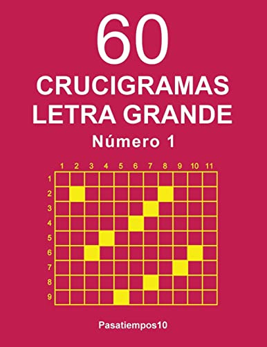 60 Crucigramas Letra Grande - N. 1: Volume 1