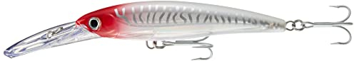 Rapala - X-Rap Magnum Angelköder - Angelzubehör mit großer Tauchschaufel - Salzwasser Spinnköder- Lauftiefe 6m - Fischköder 14cm, 46g - Hergestellt in Estland - Red Head UV