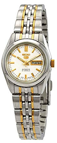 SEIKO Series 5 Automatic White Dial Ladies Watch SYMA35