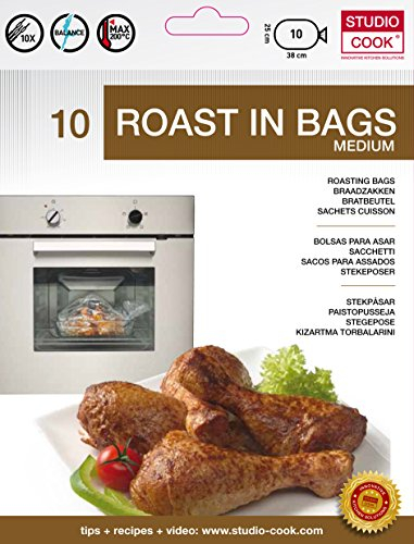 50 Stück Bratbeutel Medium 25 x 38 cm (5 x 10 Stück)