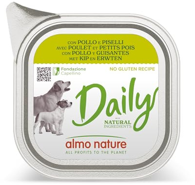 Daily Meny hundfoder med kyckling och ärter, 1 x (32 x 100 g)