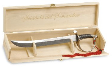 Renoir - Sciabola da Champagne - Scatola di legno con Sciabola da Champagne