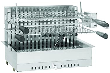 Barbecue encastrable inox 66CM GRILL ET TOURNEBROCHE