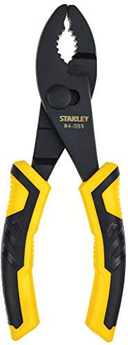 Stanley 84-055 6 Bi-Material Handle Drop-Forged Steel Slip Joint Plier (5 Pack)