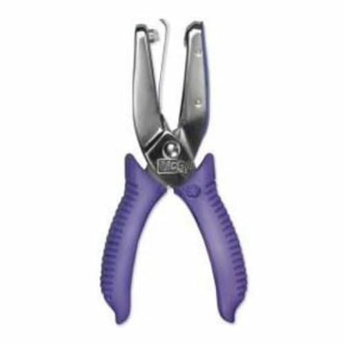 McGill 2 Reach Punchline Hole Punch, 1/8 Inch Round, Chrome/Purple (MCG52400C)