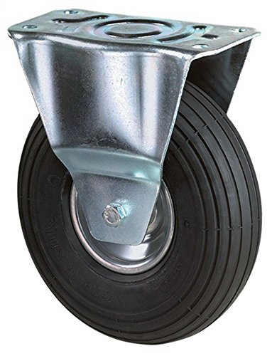 Bockrolle Durchmesser 260mm Tragfähigkeit 200kg Luftrad Platte 175x175mm