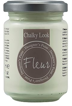 Fleur Paint 12050 - Pintura mineral (base agua, 130 ml) color chalk white