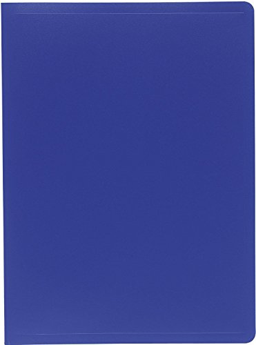 Exacompta - Ref 8582E - 1 OPAK dokumentmapp - 80 antireflexfickor med korn - 160 vyer - för A4-format - mått 24 x 32 cm - mjukt omslag i polypropen - ljusblå