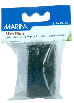 Marina Slim Filter Intake Strainer Sponge, Replacement Aquarium Filter Media, A296