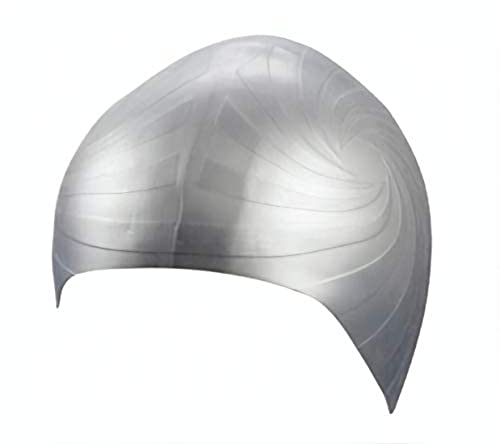 BECO Beermann GmbH & Co. KG Silikonhaube Racer Kappe, Silber/Grau, One Size