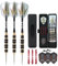 CUESOUL Archer 20 Gramm Steel Dartpfeile - Schwarze Beschichtung Messing Fässer