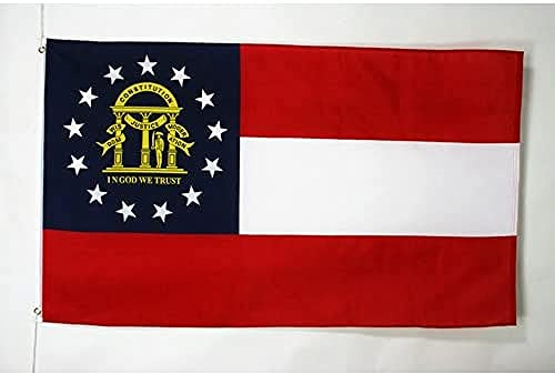 BANDIERA GEORGIA 150x90cm - BANDIERA STATO AMERICANO – USA - STATI UNITI 90 x 150 cm - AZ FLAG