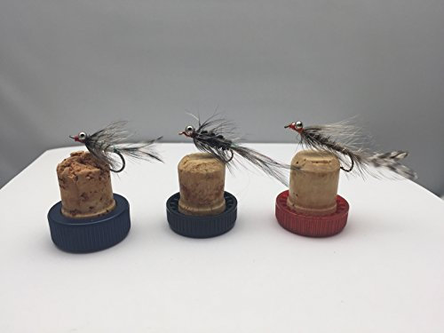 Magnus Fliegen/Kunstköder Salzwasser Haken Forelle Hecht Lachs Bass Sea Trout 8 Fliegen Pack # 4A