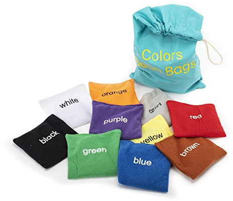 Educational Insights Colors Bean Bags - Color Sorting Toys for Toddlers, Manipulatives for Preschoolers Learning Colors, Toddler Learning Toys, Hands-On Preschool Classroom Activities, Ages 3+