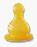 Baby Nova 2er Latex Trinksauger Kirschform rund für Tee 0-24 Monate**