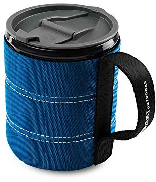 GSI 75252 Outdoors Insulated Infinity Backpacker Mug for Camping, Sturdy and Lightweight, Blue, 17 fl oz