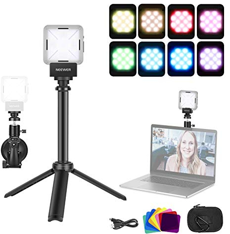 Neewer CN-160 LED Panel Torch Kit Adjustable Brightness: LED Torhce, Battery, USB Battery Charger and Carry Case for Canon, Nikon, Pentax, Sony DSLR Camera, DV Camcorders