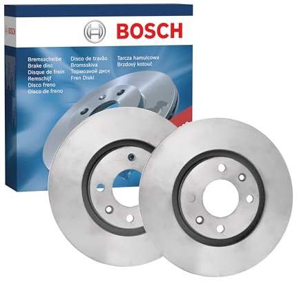 BOSCH Set Dischi Freno BD732 - Dischi Ventilati di Ghisa di 282.7 mm - Asse Anteriore - Conformi al regolamento ECE-R90 - Meno Corrosione e Affaticamento dei Freni - 2 Dischi