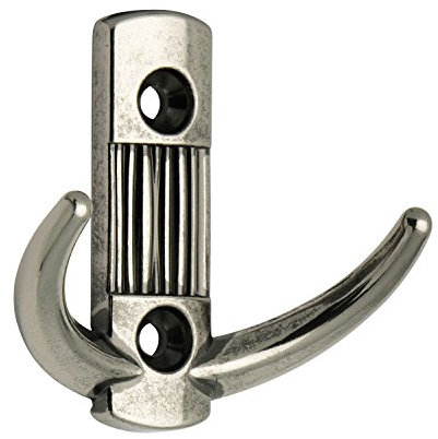 SIRO 2214/ZN29 Mantelhaken Argentum Breite 60 mm, Höhe 57 mm, ZN altsilber