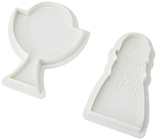 IBILI 788902 - Set 2 Cortapastas con expulsor Cáliz+Comunión