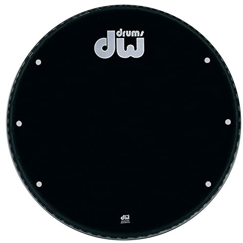 DW Front Ported Bass Drumhead with Logo 24 Inch