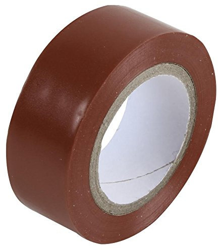 Pro Power Cinta aislante (19 mm x 8 m), color marrón