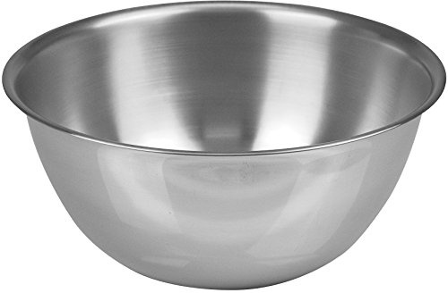Fox Run Large Stainless Steel Mixing Bowl, 6.25-Quart, 11.75 x 5.5 inches, Metallic