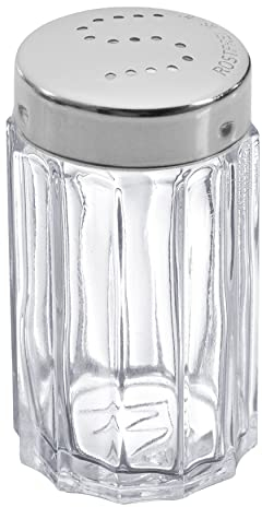 Westmark Saliera, Capacità: 50 ml, Vetro/Acciaio inox, Traditionell, Argento/Trasparente, 63012260