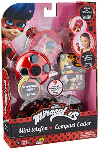 BANDAI – Miraculous Ladybug – Zaubertelefon – spricht kein Deutsch – Verkleiden – Rollenspiel – 39790