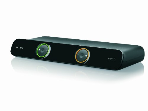 Belkin F1DS102Lea SOHO Series 2-Port USB/VGA KVM Switch with Audio and Built-In USB Hub, Cables Included