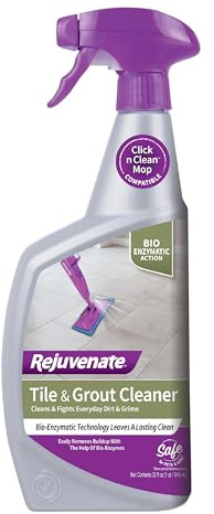 Rejuvenate Tile and Grout Cleaner 32 Oz, Cleans With No Scrubbing