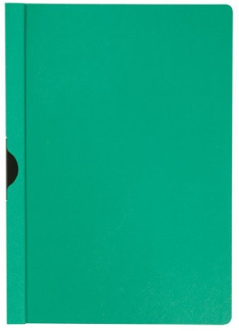 Q-Connect KF00464 Diverse Mappen Klemmmappe A4 transparent grün