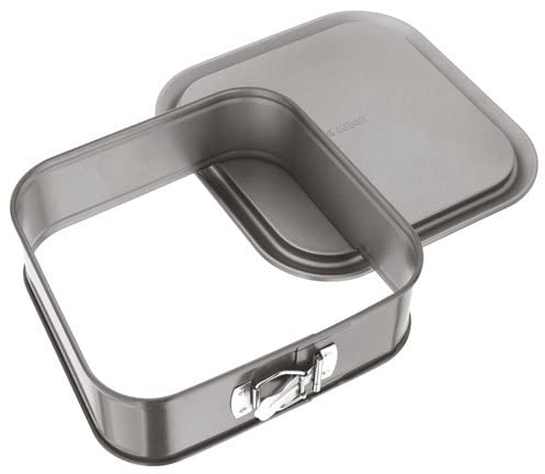Judge Non-Stick Square 9 Cake Tin Springform, Dishwasher Safe 23cm x 23cm x 7cm - 5 Year Guarantee