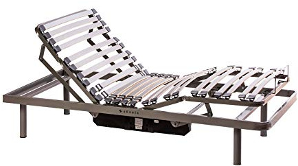 ekamia - ERIS Cama Articulada Eléctrica para el Hogar - 90cm x 190cm, Mando con Cable