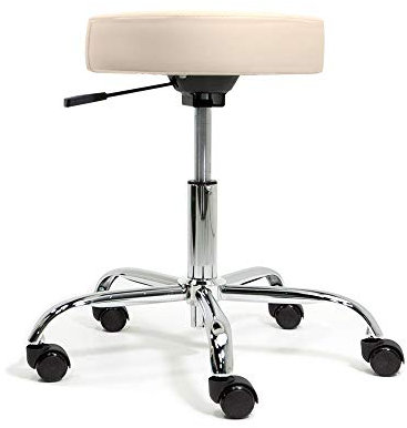 EarthLite Tabouret Roulant pneumatique – Qualité Commerciale, réglable, sans CFC, Aucune Fuite – Spa, Massage et Chaise médicale