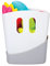 Ubbi Freestanding Bath Toy Organizer Bath Caddy with Removable Drying Rack Bin and Scoop for Bath Toys for Toddlers and Baby, Grey