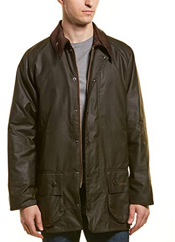 Barbour Mens Classic Beaufort Wax Jacket Olive 48