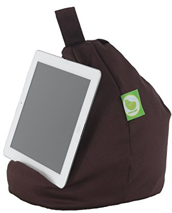 iPad, eReader & Book Mini Bean Bag By Bean Lazy Fits All tablets and eReaders - Chocolate