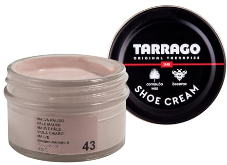 Tarrago Shoe Cream - Premium Shoe Polish for Ultimate Leather Nourishment, Shine and Protection for Leather and Synthetic Leather Shoes, Footwear, Bags and Accesories 50 ml