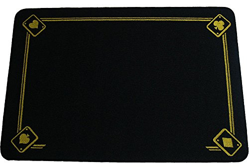 Klassische gedruckte Teppich (schwarz)