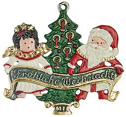 Zinnfigur Fröhliche Weihnacht
