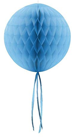 Dekoration honungskaka boll 30 cm – babyblå