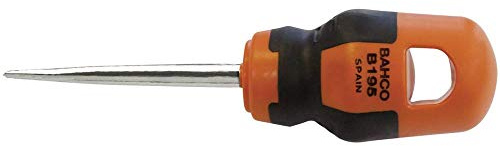Bahco B195.006.050 Stubby Screwdriver, Multi-Colour, 6 x 50 mm