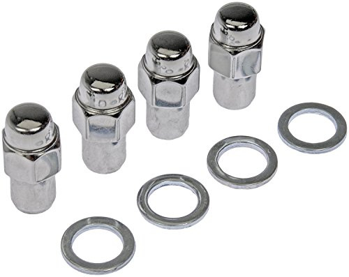 Dorman 711-108 Wheel Nut Chrome Std. Mag 2-Pc 7/16-20, 4 Pack