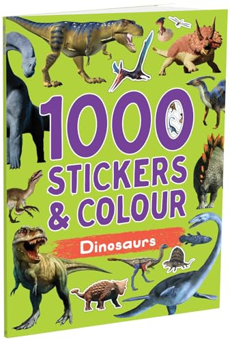 1000 Stickers & Colour - Dinosaurs