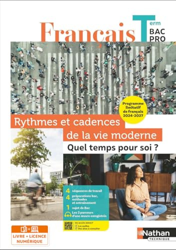 Rythmes et cadences de la vie moderne : quel temps pour soi ? Thème du programme limitatif de Français Terminale Bac Pro (2025-2027)