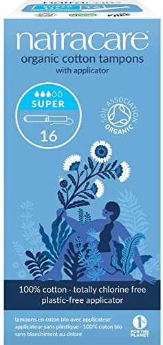 Natracare 9002 Bio alle Baumwolle Tampons mit Applikator 16 Count
